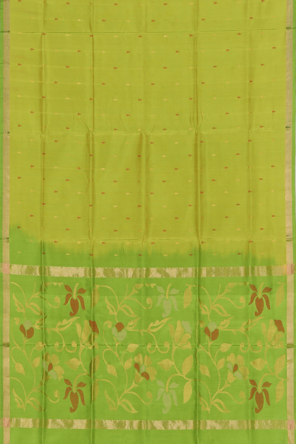 Uppada Silk Green Saree