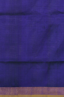 Image of Uppada Silk Peacock Blue Saree