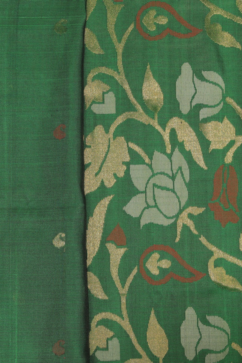 Uppada Silk Green Saree