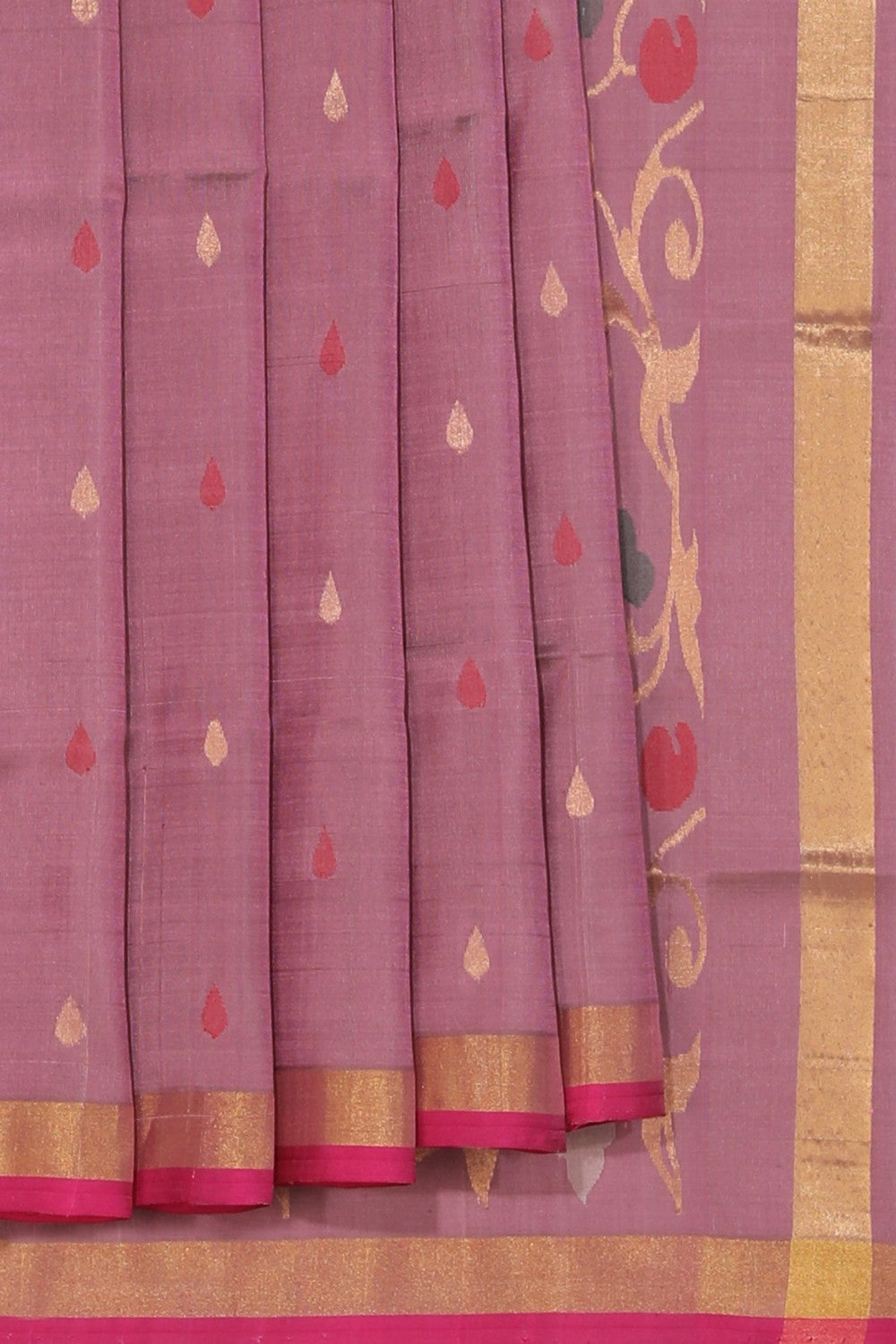 Uppada Silk Onion Pink Saree