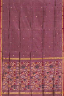 Image of Uppada Silk Onion Pink Saree