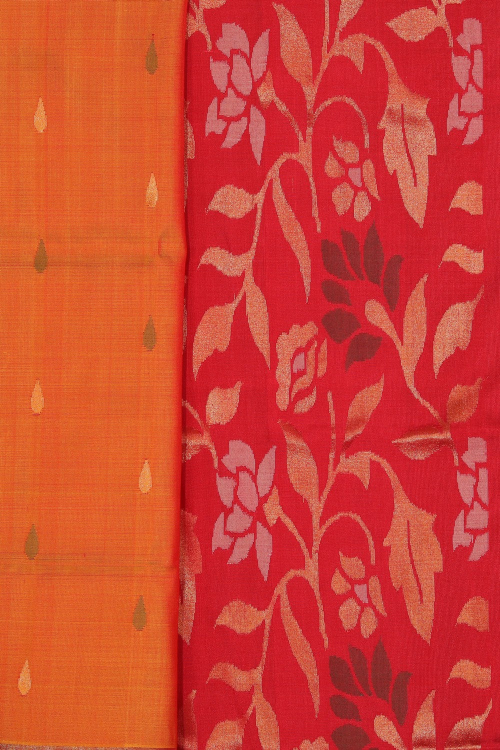 Uppada Silk Orange Saree