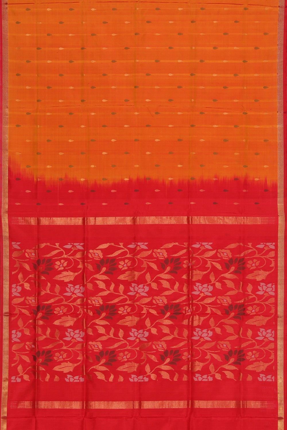 Uppada Silk Orange Saree