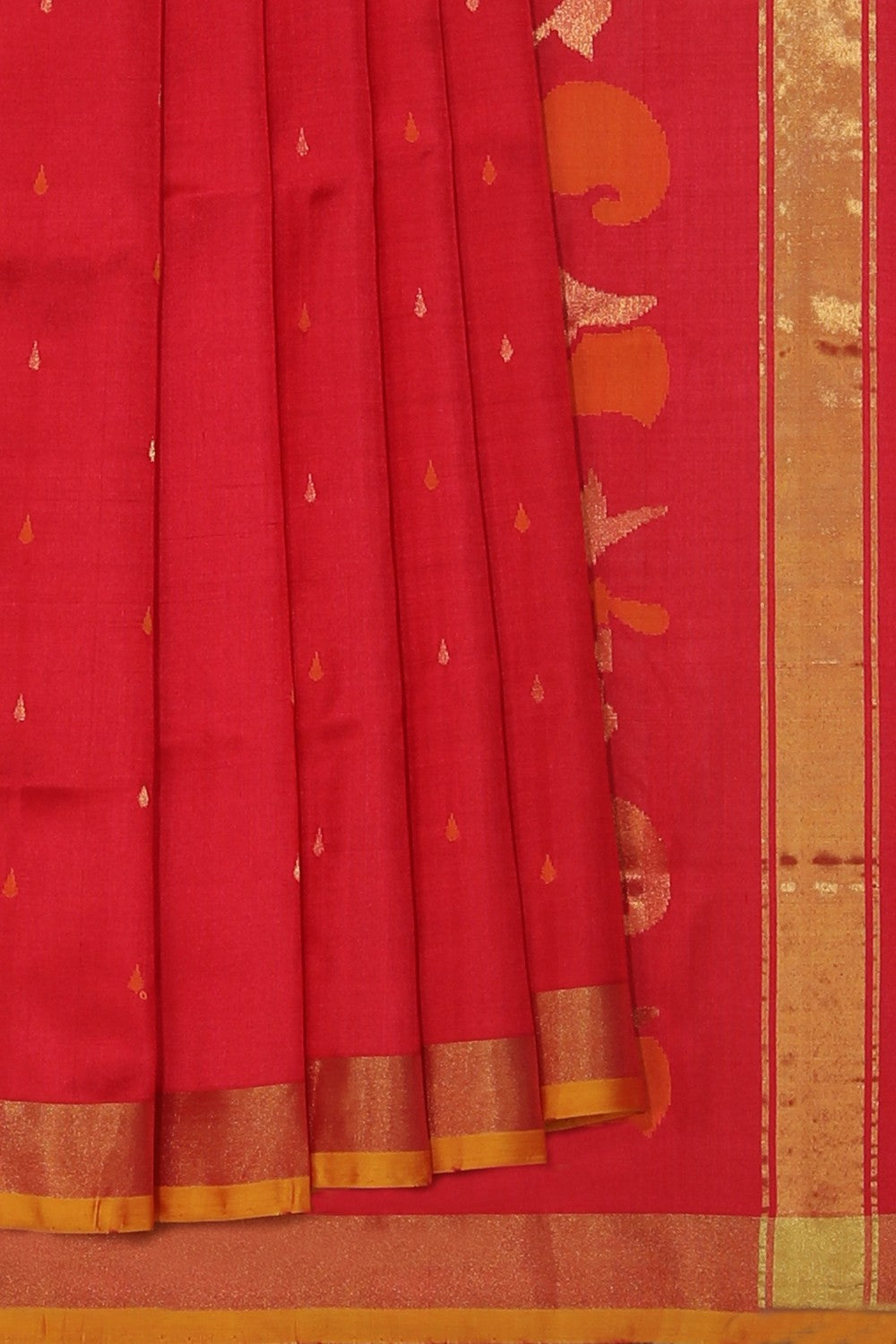 Uppada Silk Red Saree