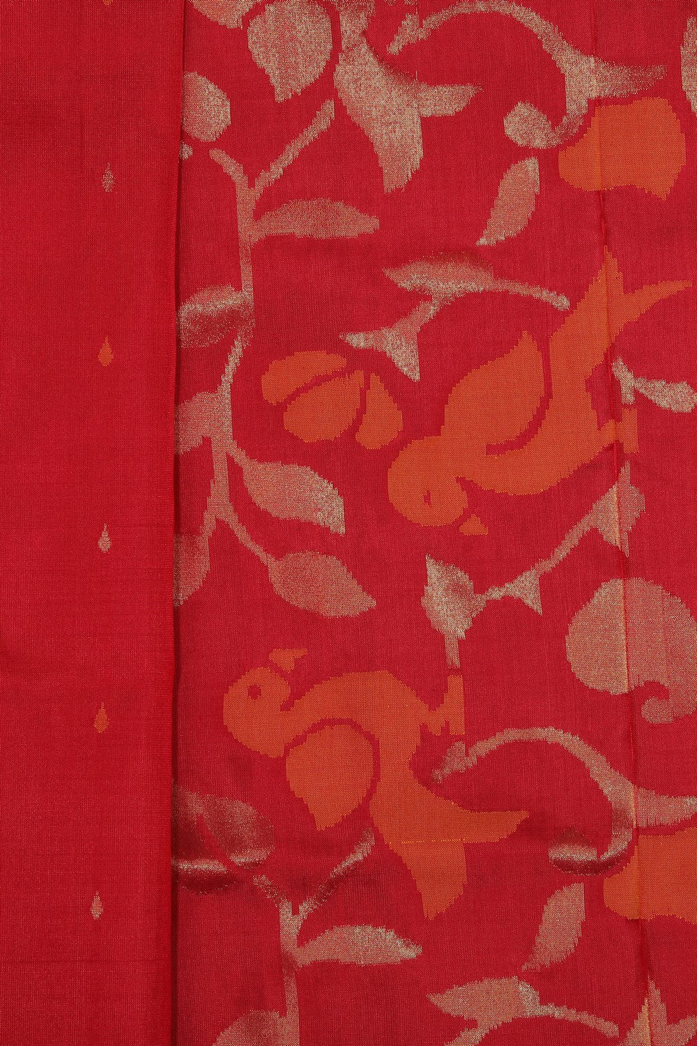 Uppada Silk Red Saree