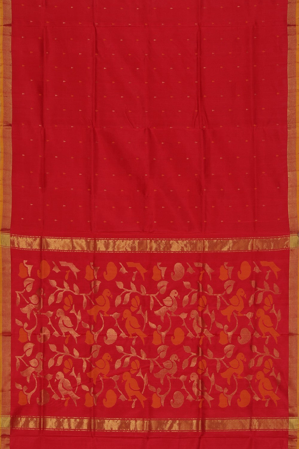 Uppada Silk Red Saree