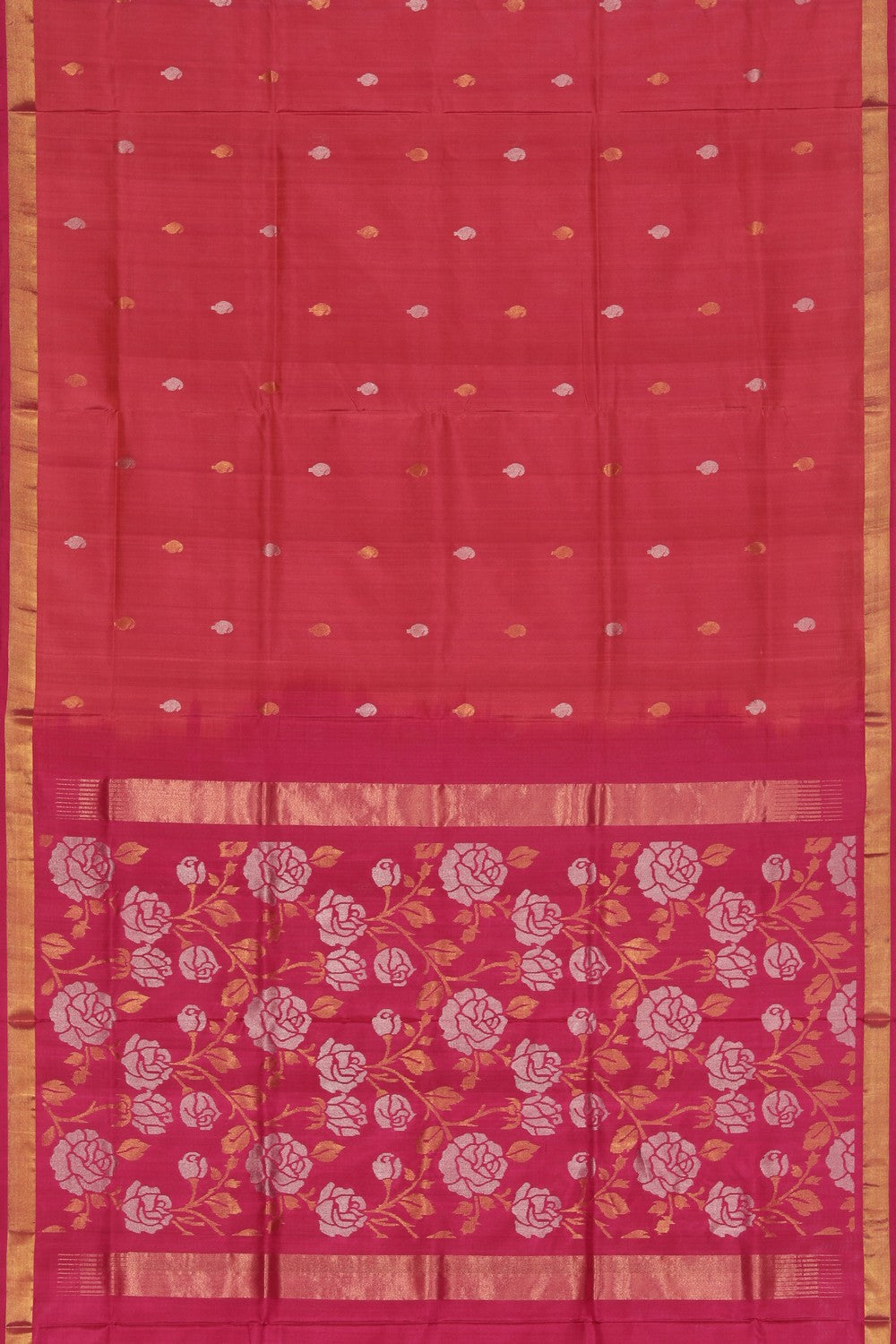 Uppada Silk Onion Pink Saree