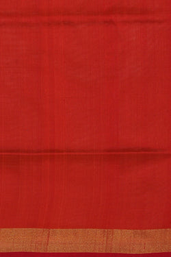 Image of Uppada Silk Brick Red Saree