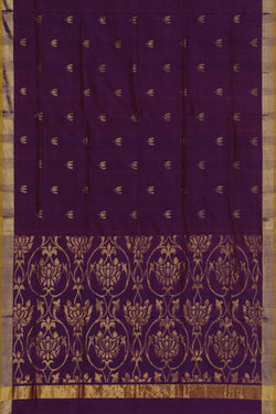 Image of Uppada Silk Violet Saree