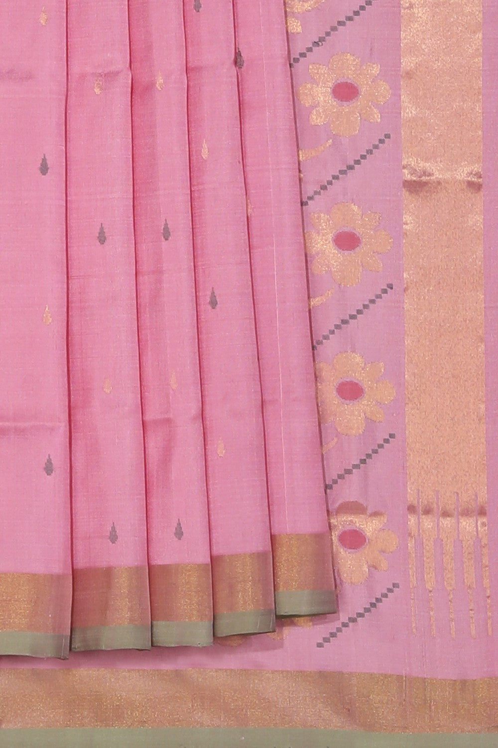 Uppada Silk Pink Saree