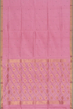 Image of Uppada Silk Pink Saree