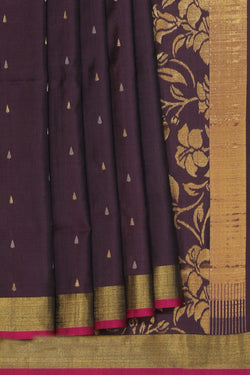 Image of Uppada Silk Violet Saree