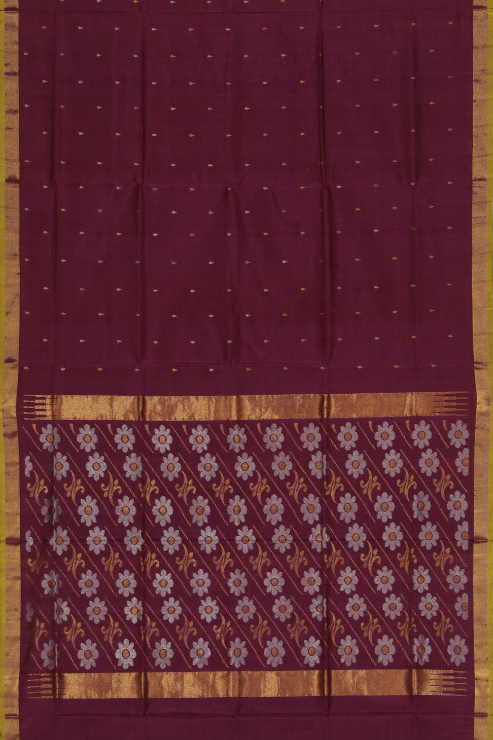 Uppada Silk Violet Saree