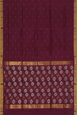 Image of Uppada Silk Violet Saree