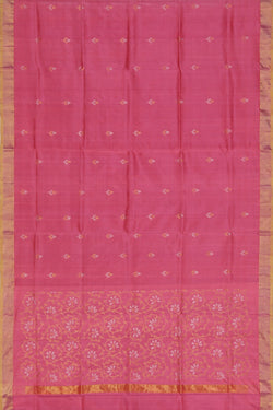 Image of Uppada Silk Pink Saree