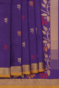 Image of Uppada Silk Purple Saree