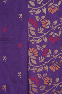 Image of Uppada Silk Purple Saree