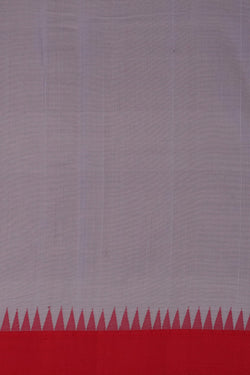 Image of Uppada Cotton Purple Saree