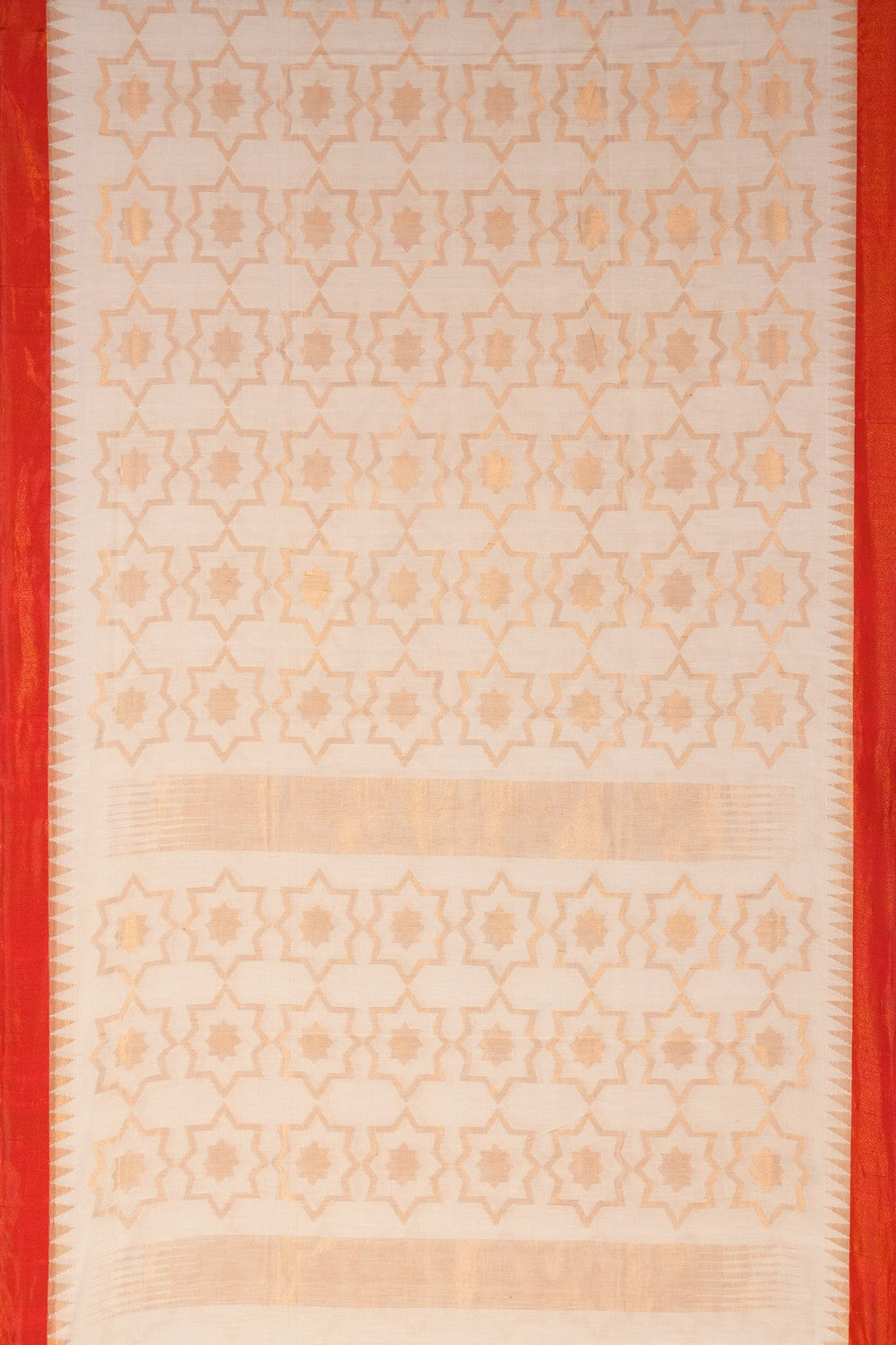 Uppada Cotton Off-White Saree