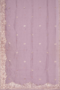 Image of Organza Tissue Embroidery Saree