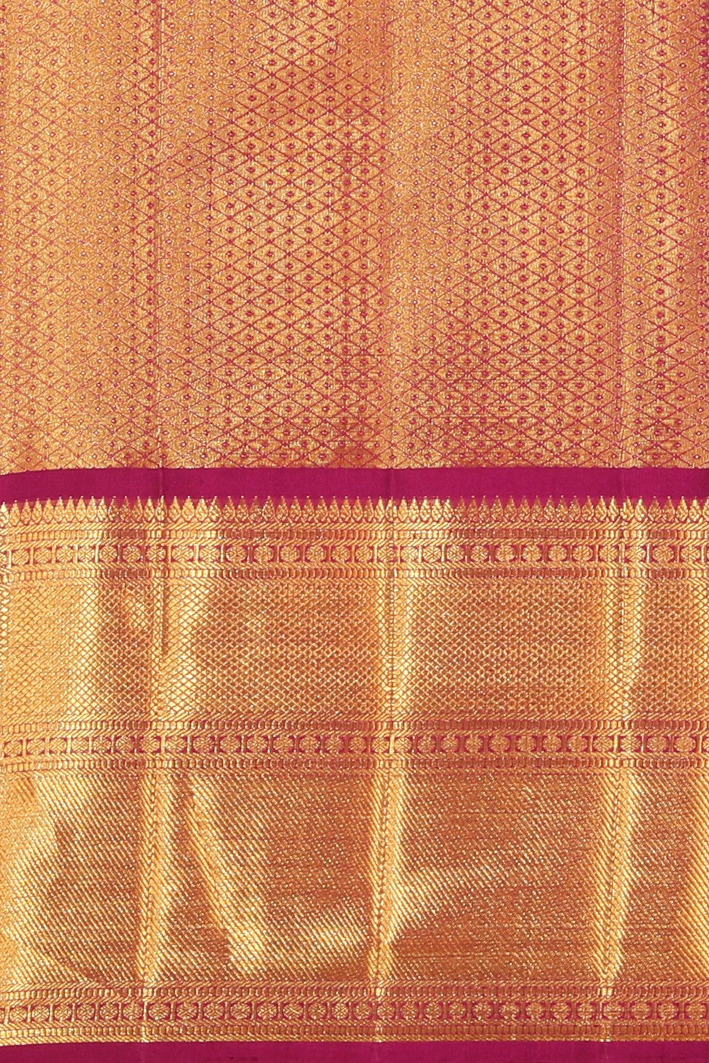 Kanchipattu Tissue Silk Gold Saree