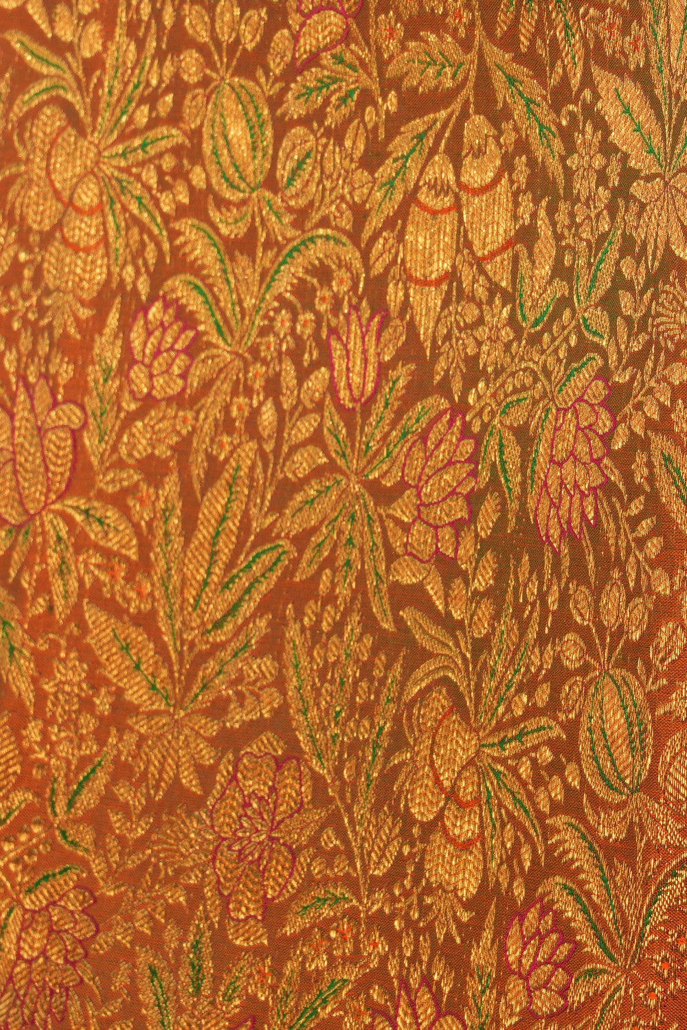 Image of Kanchipattu Tissue Brocade Green Saree