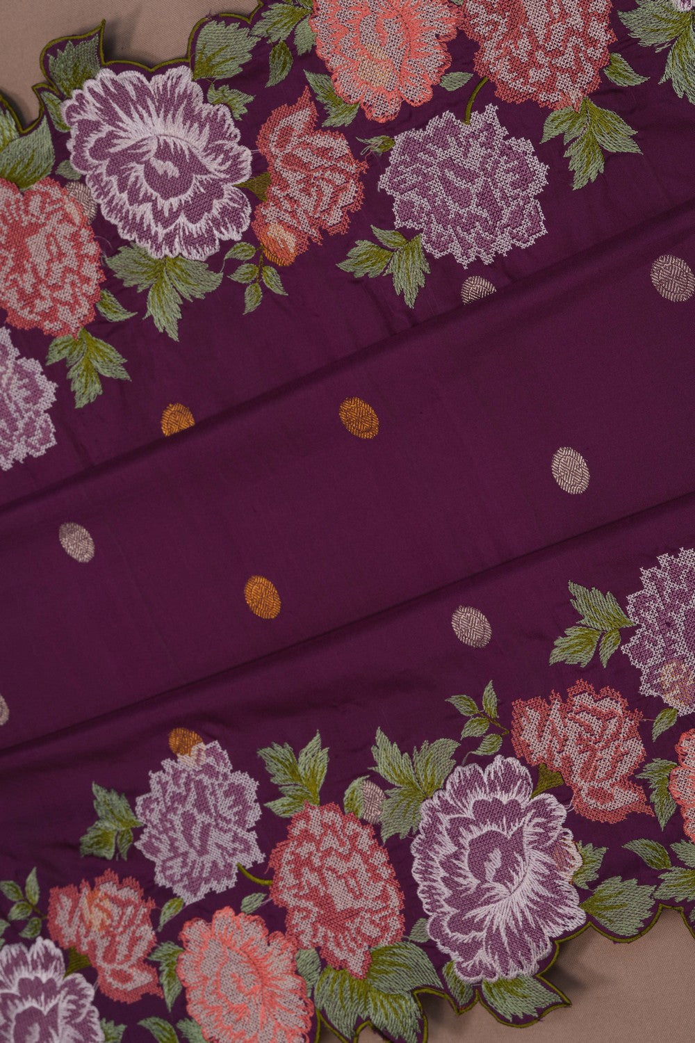 Image of Kanchipattu Purple Saree