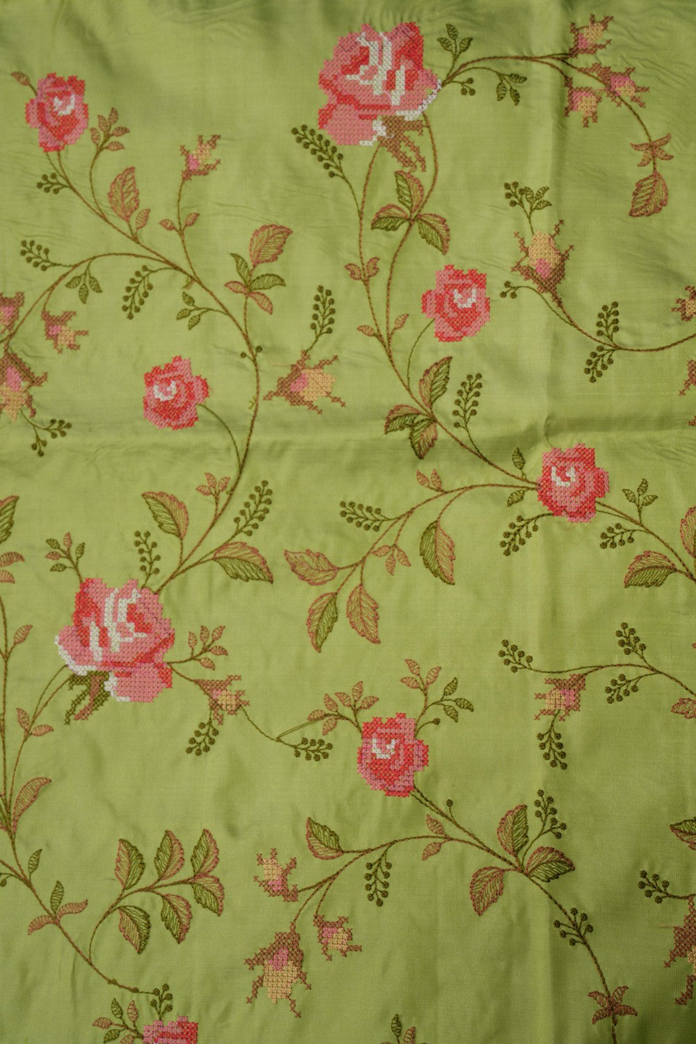 Image of An Embroidered Silk Saree