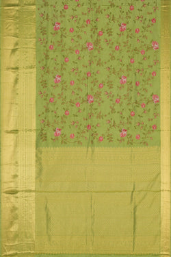 Image of An Embroidered Silk Saree
