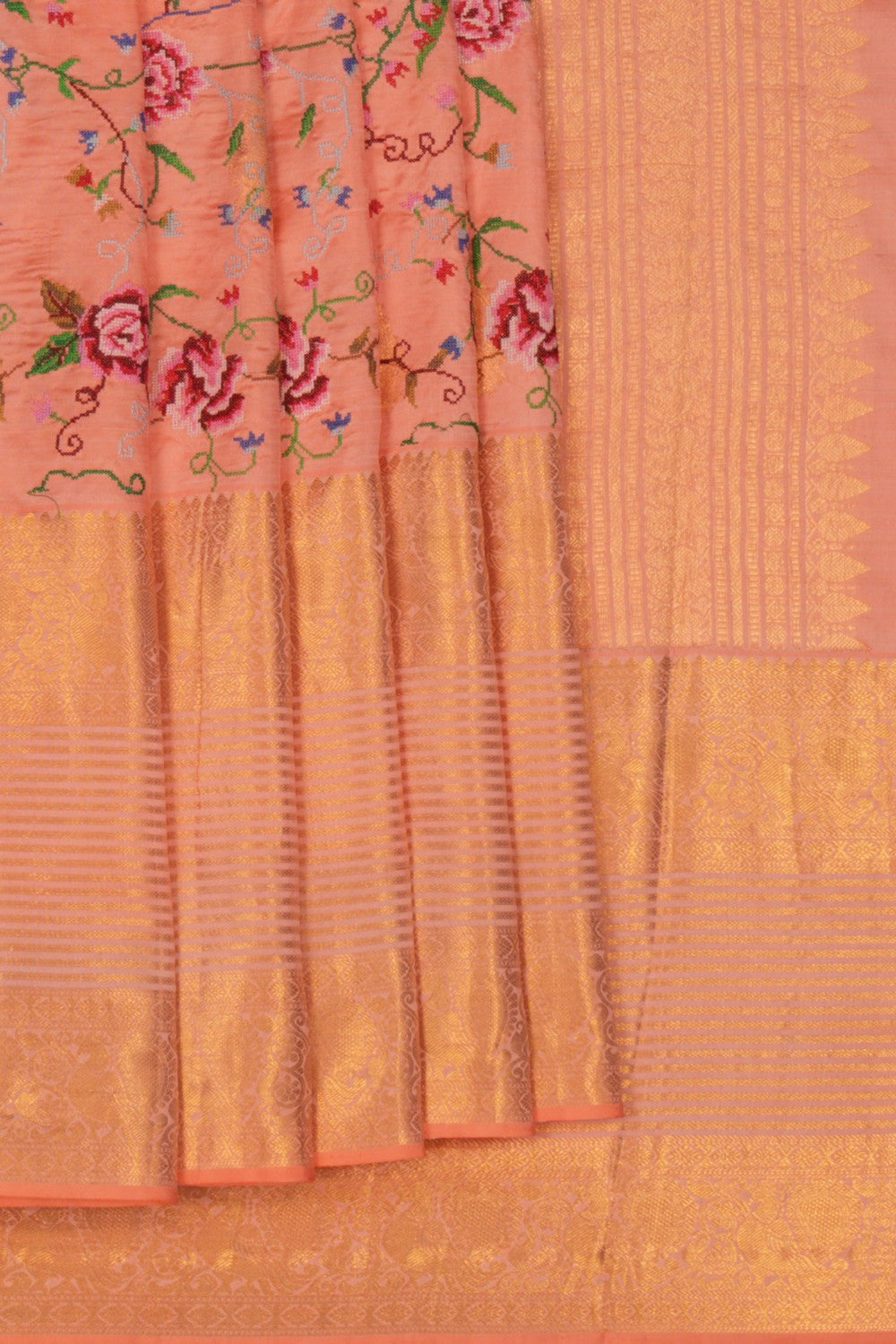 Image of An Embroidered Silk Saree