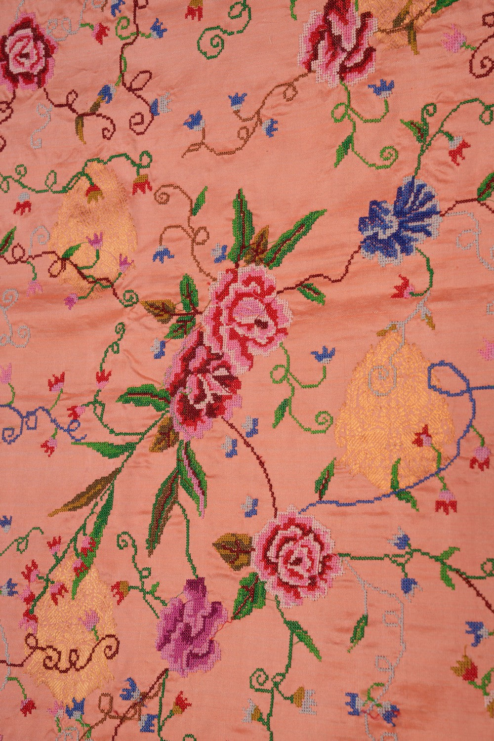 An Embroidered Silk Saree