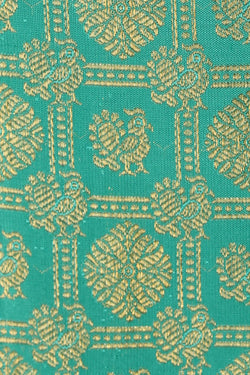 Image of Kanchipattu Brocade Sea Green Saree