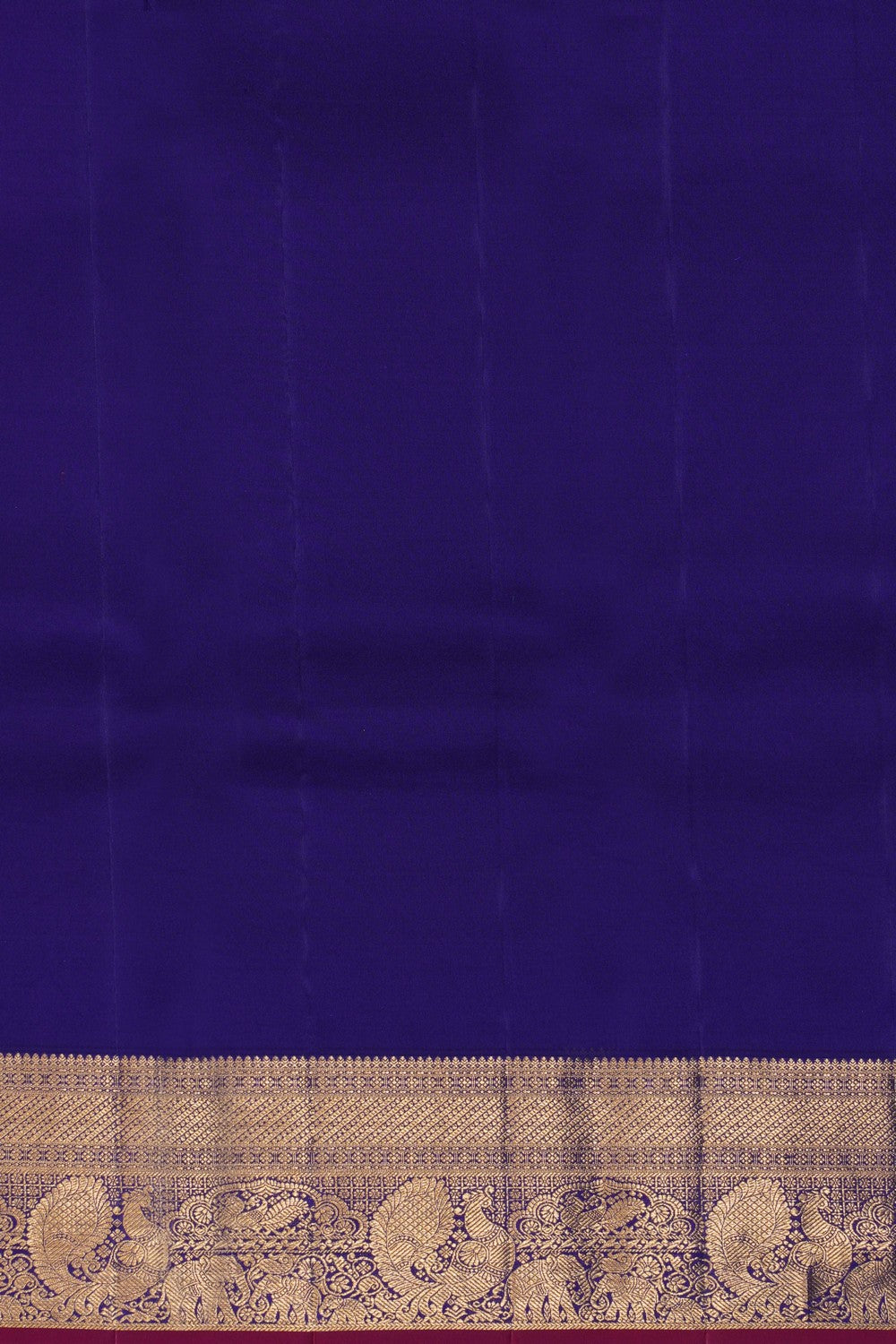 Image of Kanchipattu Brocade Coral Orange Saree