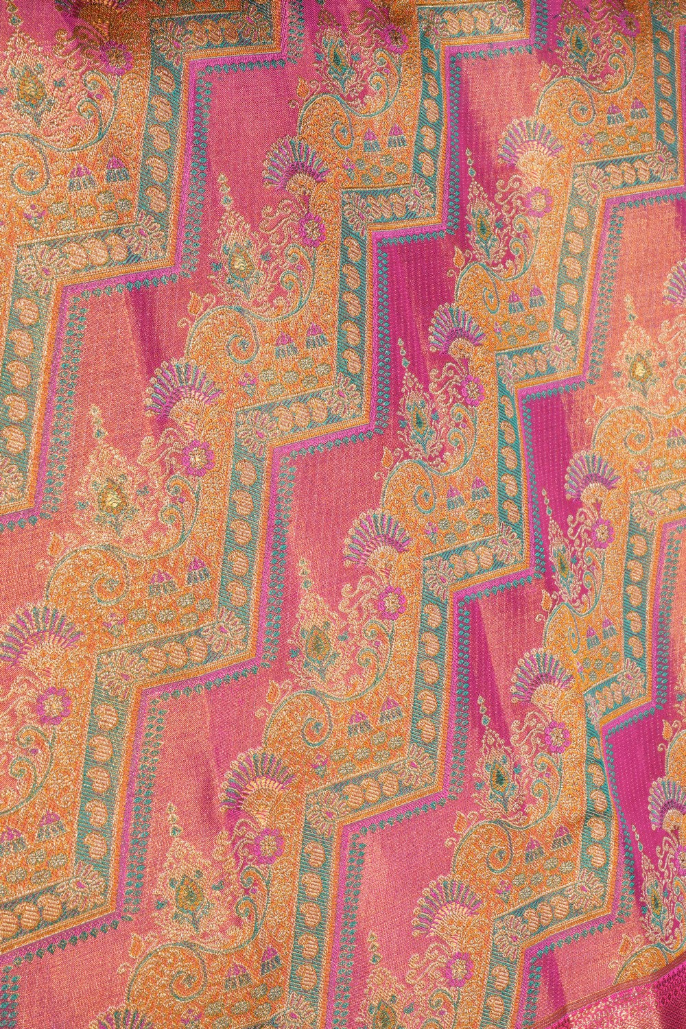 Kanchipattu Tissue Silk Pink Saree