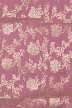 Image of Banarasi Silk Lavender Pink Saree