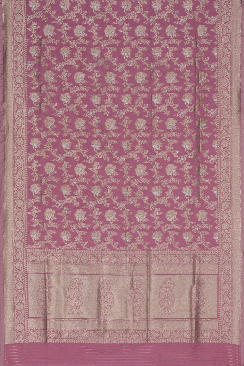 Banarasi Silk Lavender Pink Saree