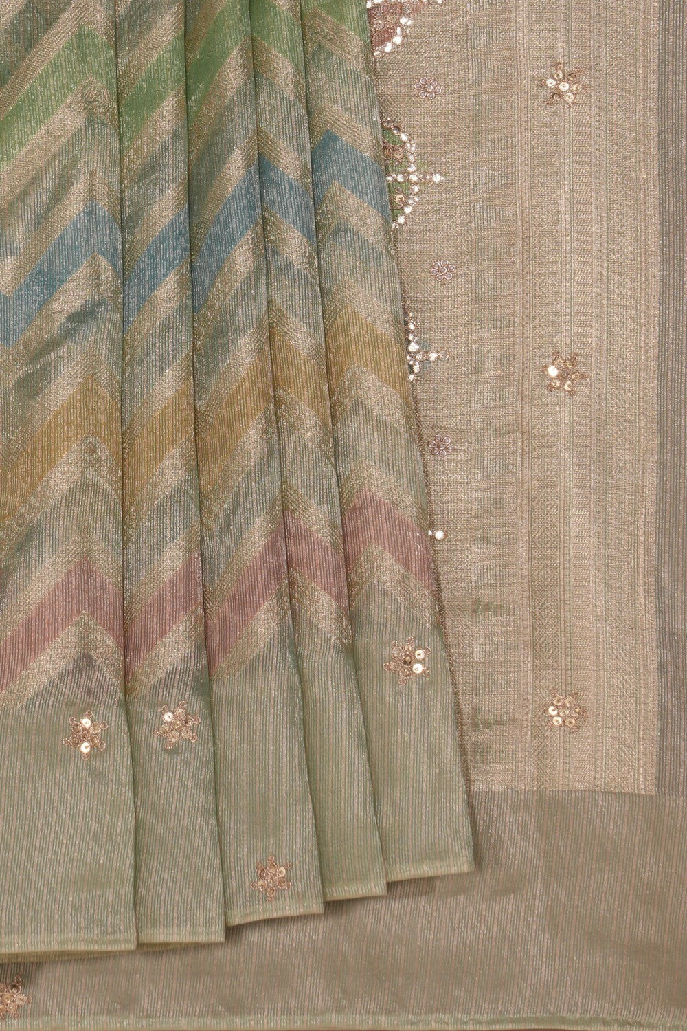 Tissue Kota Embroidery Saree