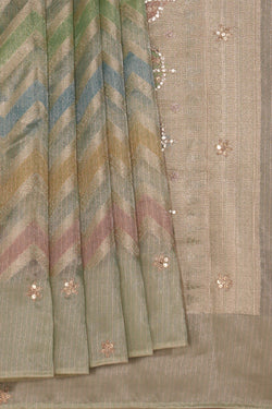 Image of Tissue Kota Embroidery Saree