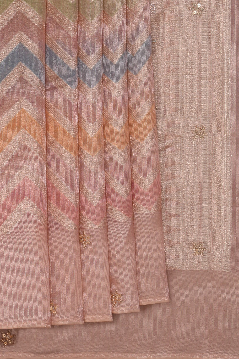 Tissue Kota Embroidery Saree