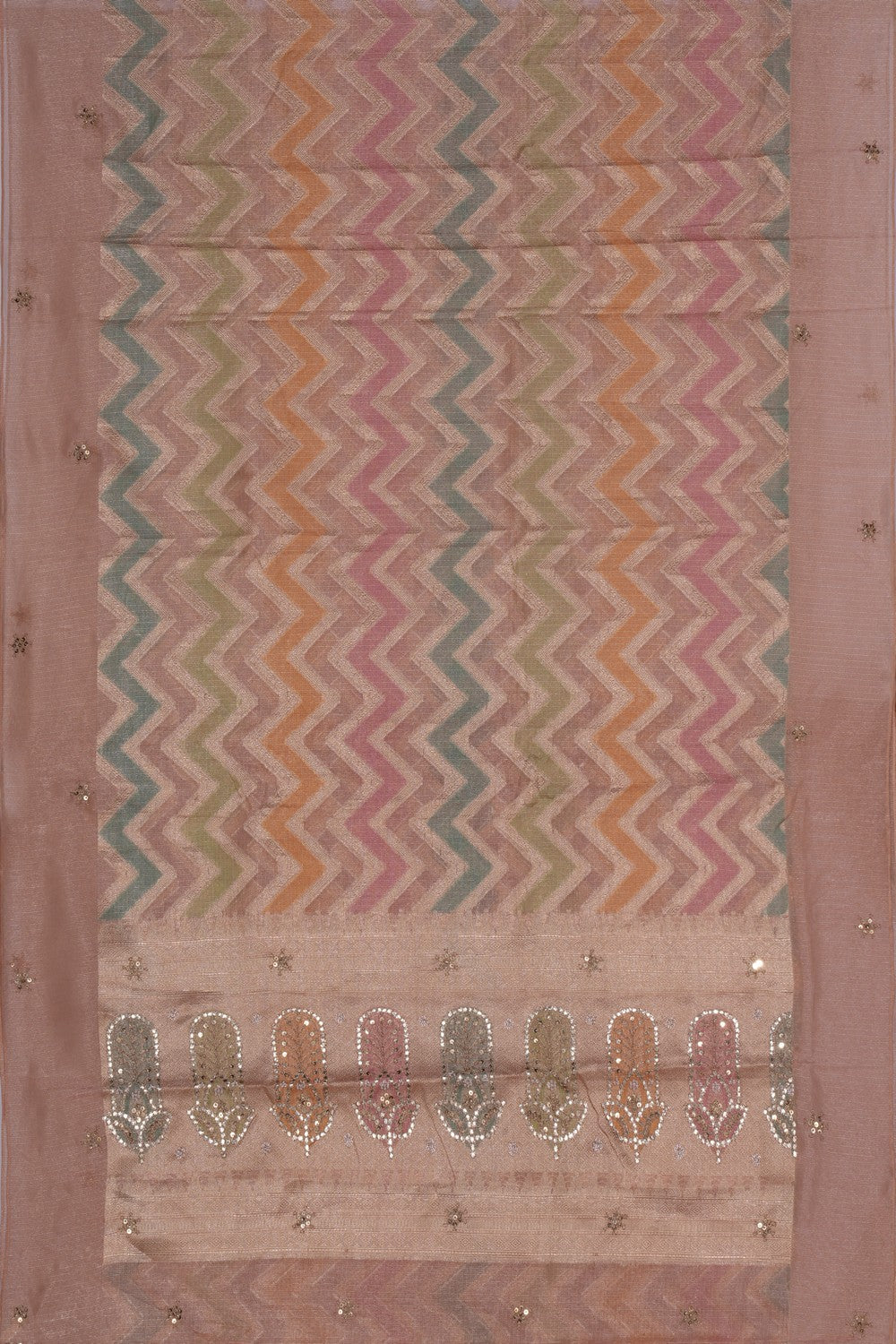 Tissue Kota Embroidery Saree