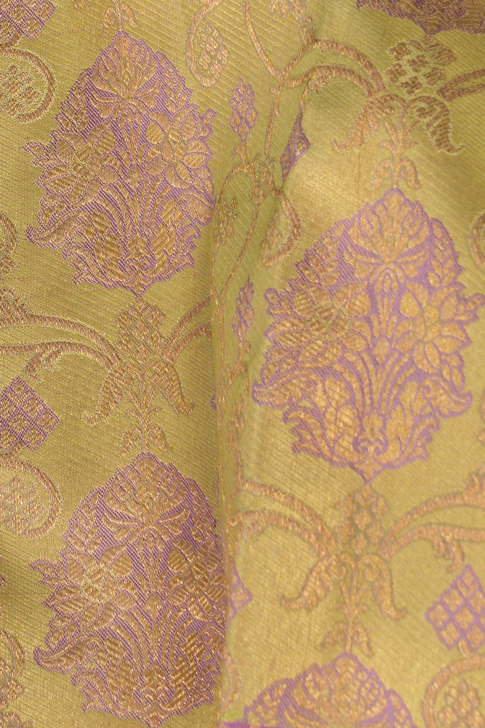 Kanchipattu Tissue Brocade Green Saree