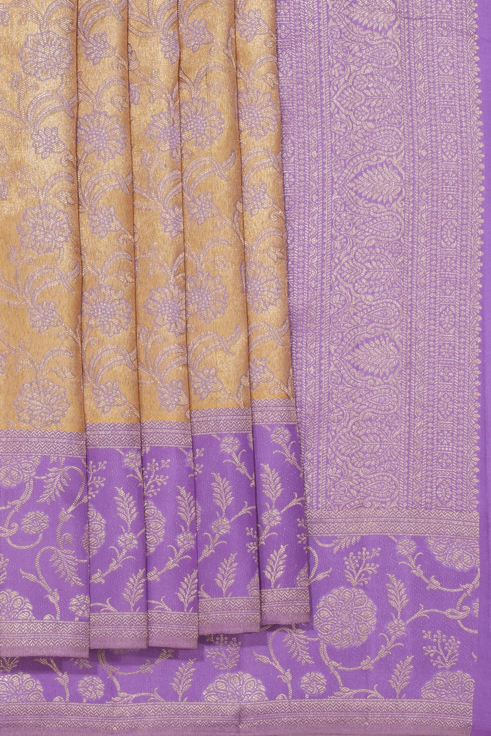 Kanchipattu Gold Brocade Saree