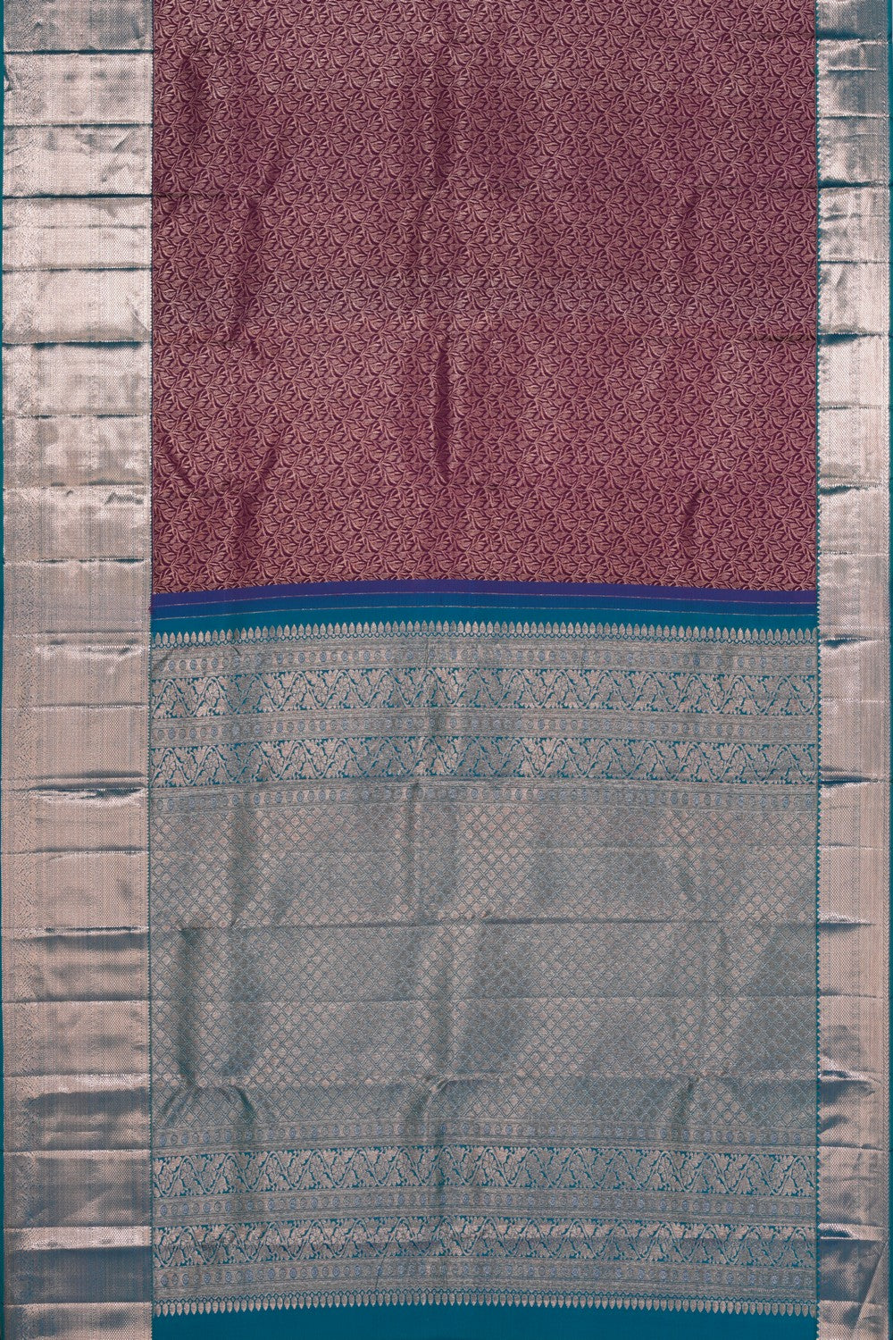 Kanchipattu Brocade Violet Saree