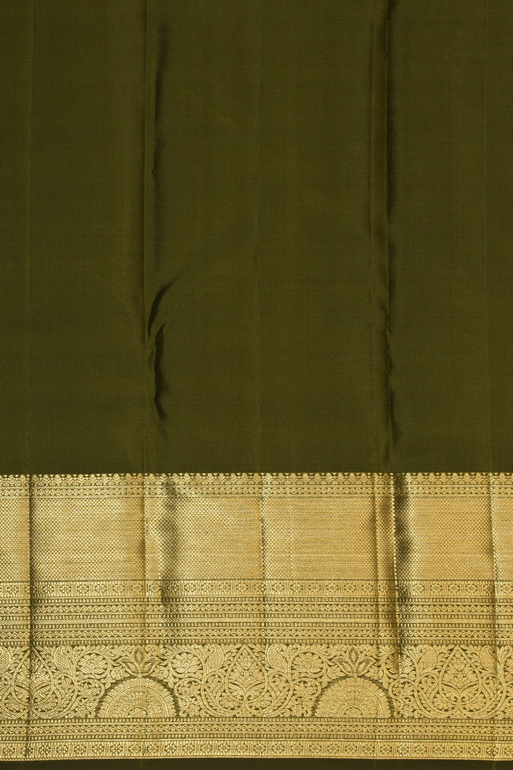 Kanchipattu Tissue Brocade Heena Green Saree