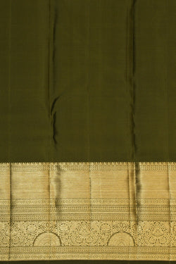 Image of Kanchipattu Tissue Brocade Heena Green Saree