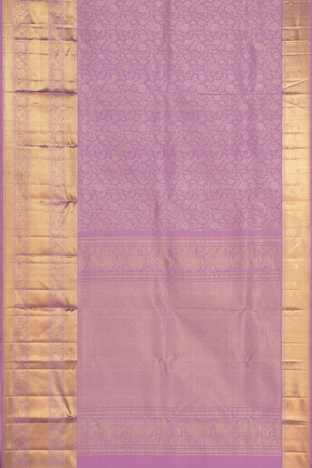 Kanchipattu Brocade Lavender Purple Saree