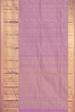 Image of Kanchipattu Brocade Lavender Purple Saree