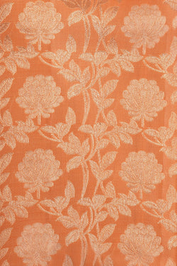 Image of Kanchipattu Brocade Peach Saree