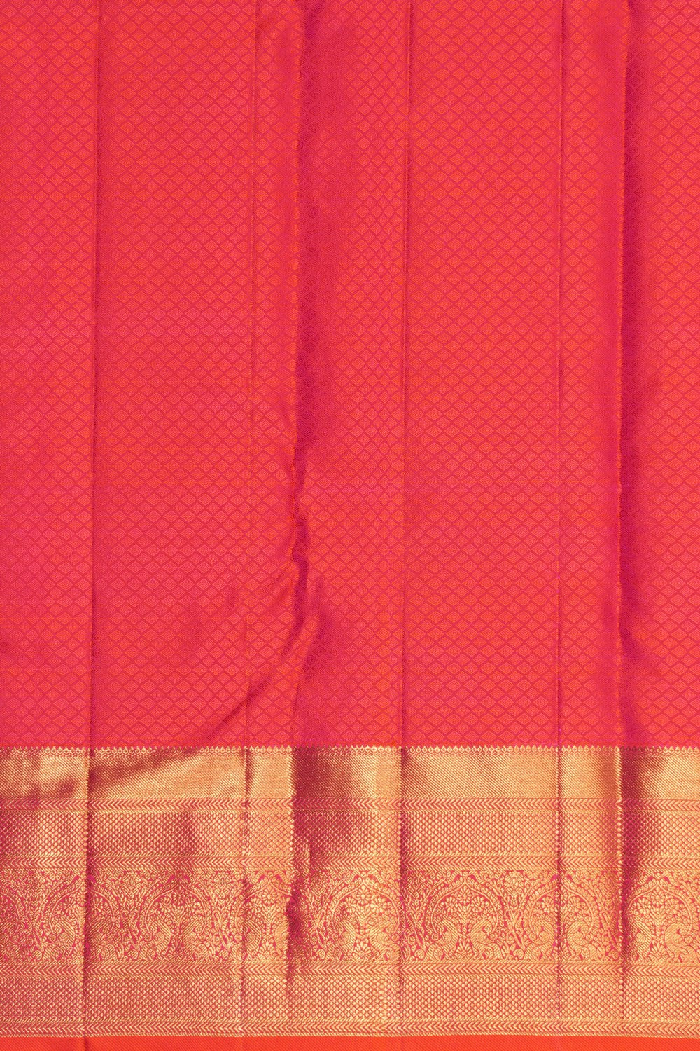 Image of Kanchipattu Brocade Fuchsia Pink Saree