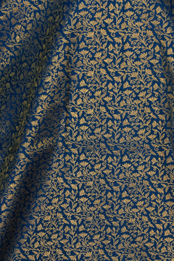 Image of Kanchipattu Brocade Blue Saree